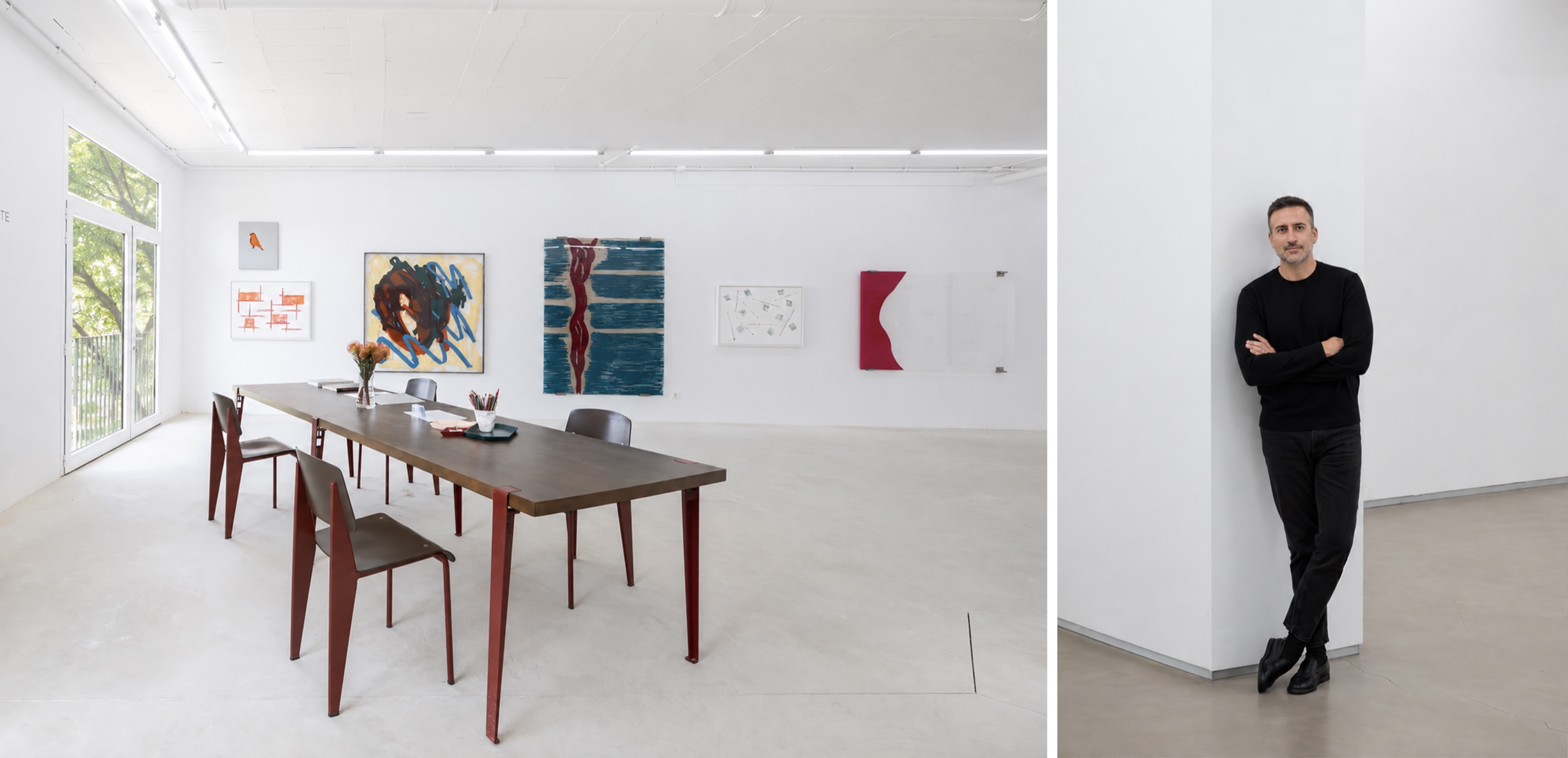 Galería Parra & Romero y retrato de Guillermo Romero Parra