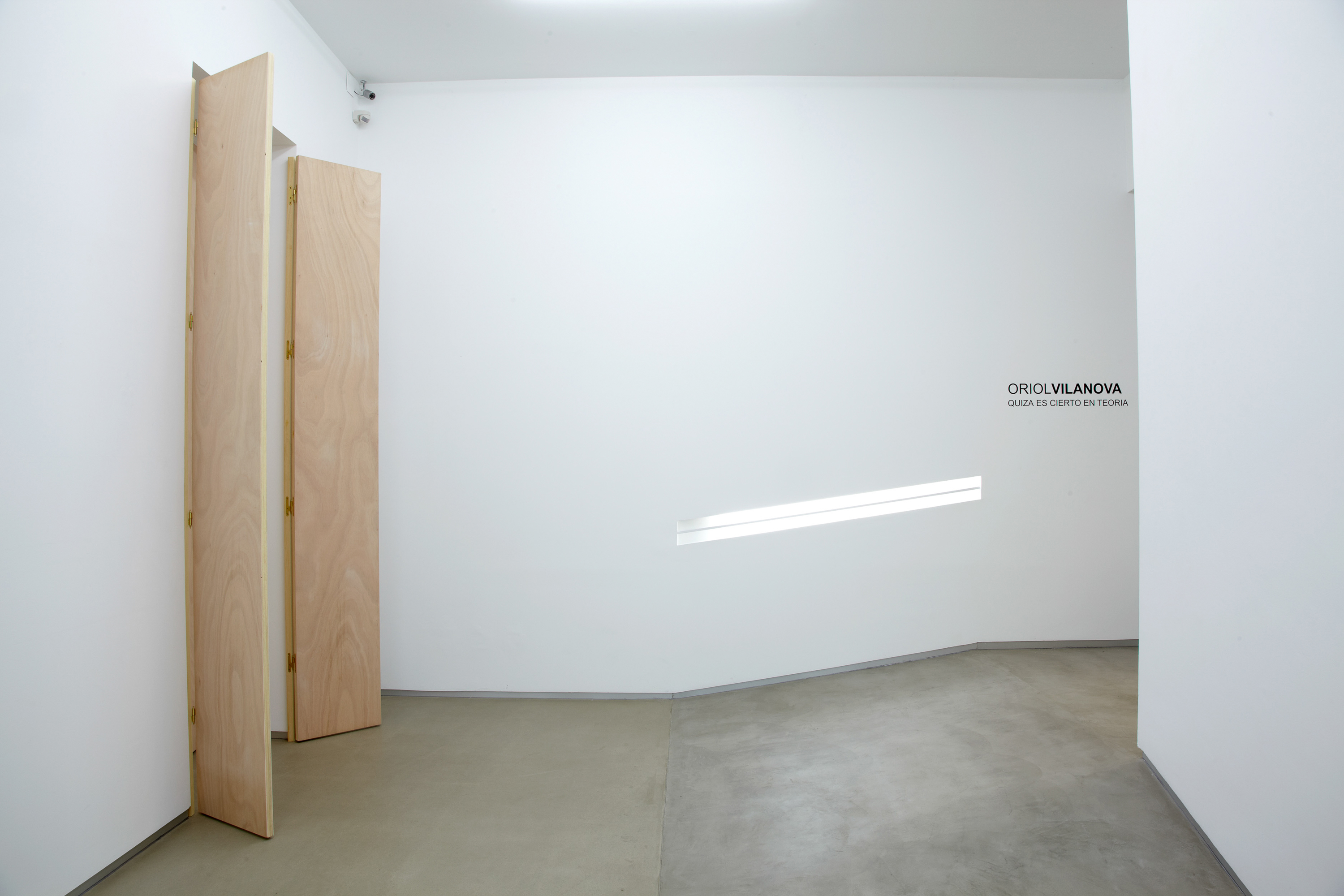 Parra & Romero, exhibition: Quizá es cierto en teoría (fig. 1)