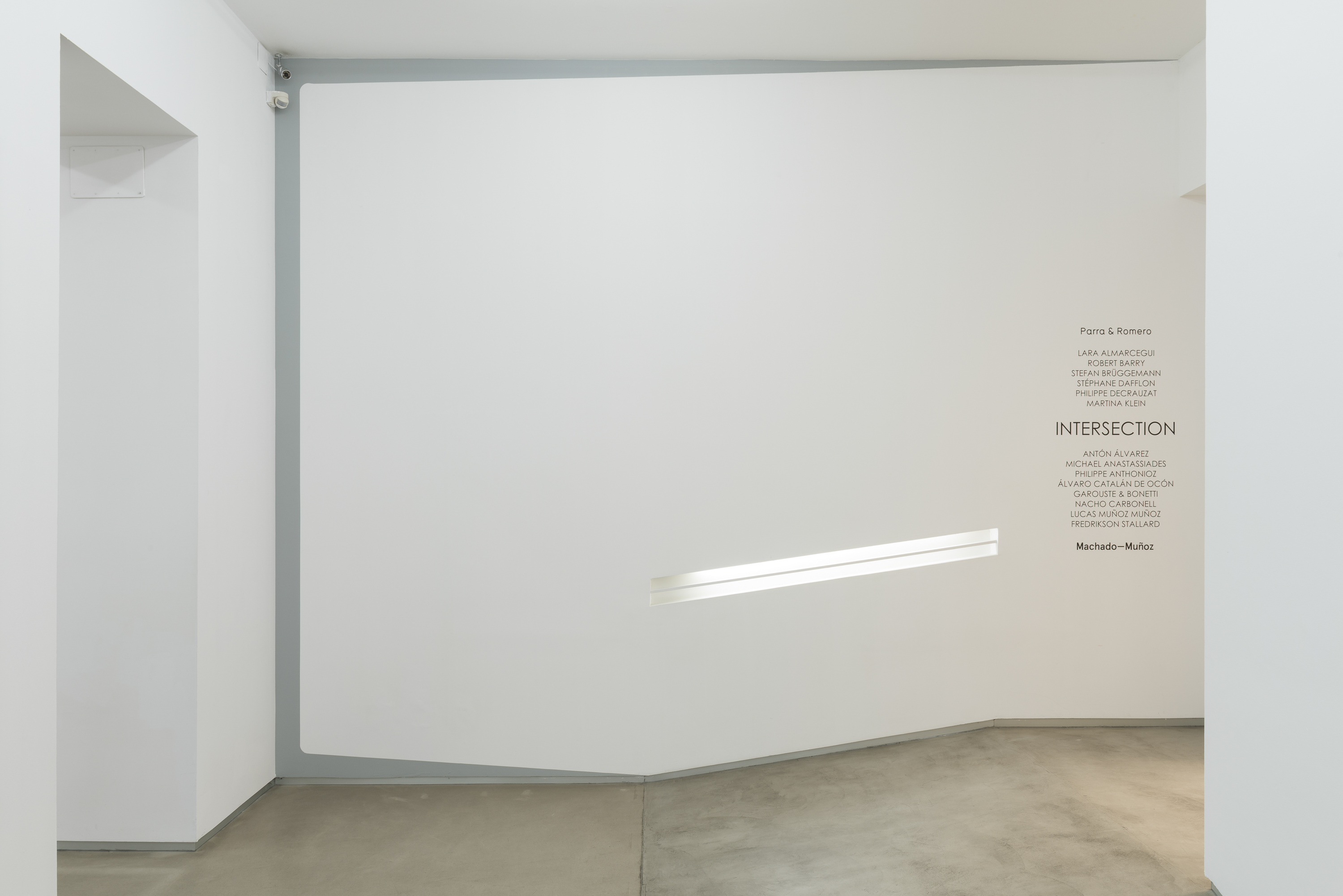 Parra & Romero, exhibition: INTERSECTION (fig. 1)